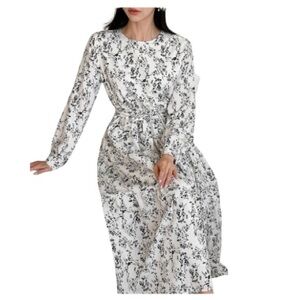 Dazy | French Floral Ditsy Long Sleeve Dress